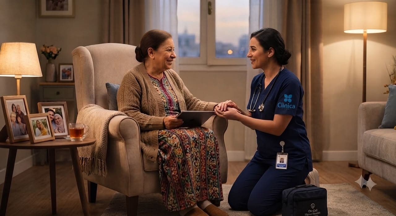 تمريض عند الطلب ومرافقة